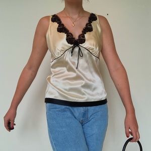 Banana Republic Silk Lace Top